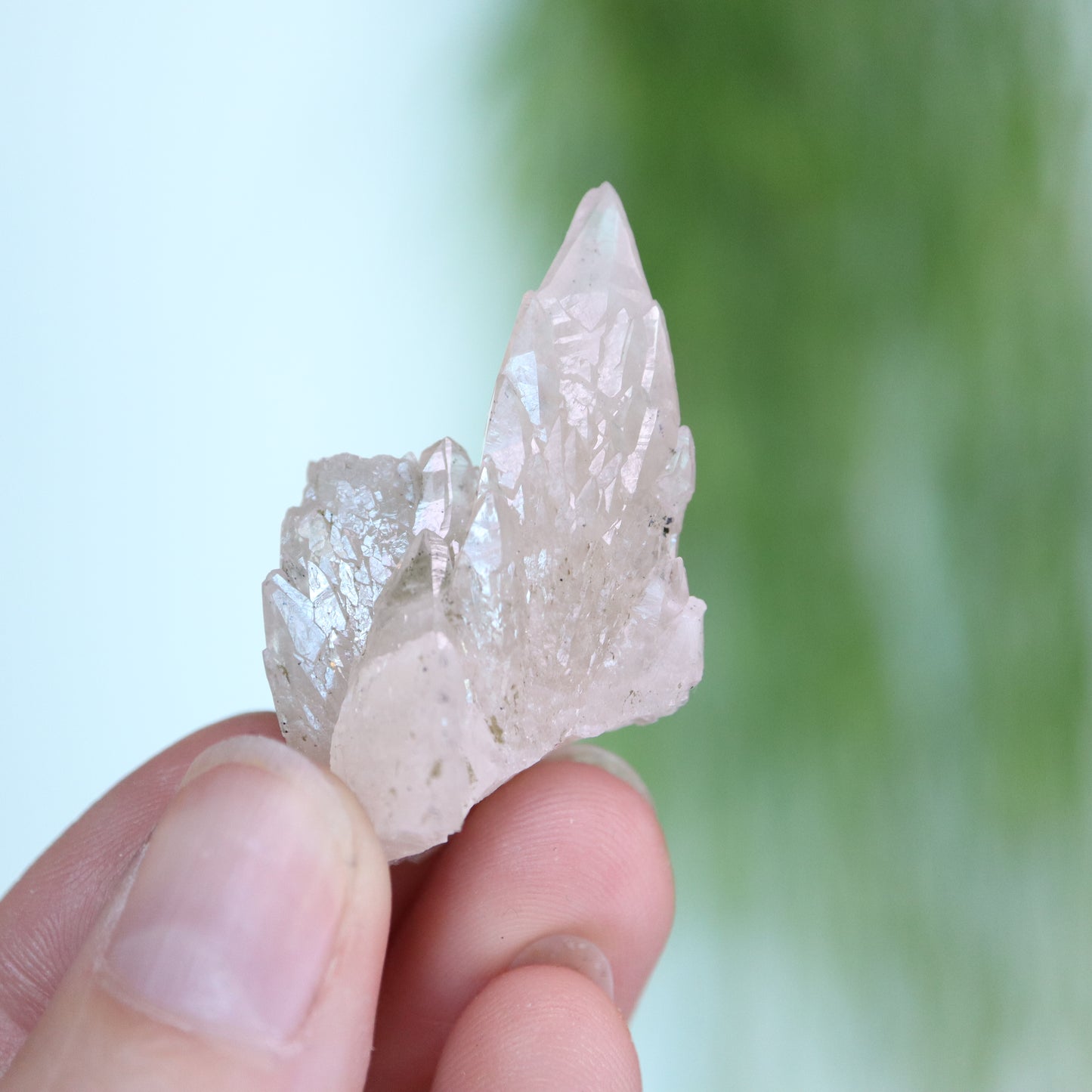 Feather calciet met pyriet UV