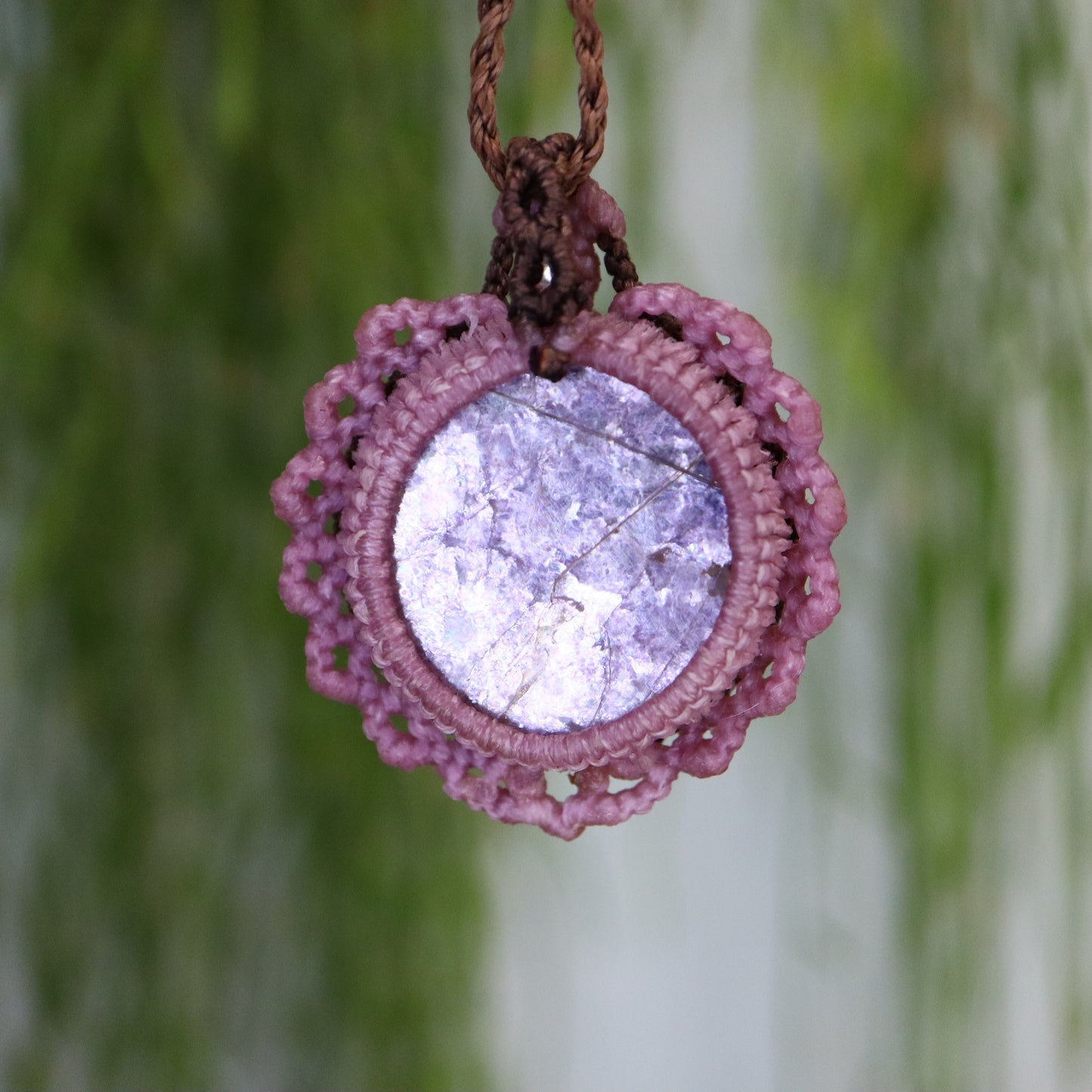 Hoge kwaliteit Handgeknoopte Lepidoliet