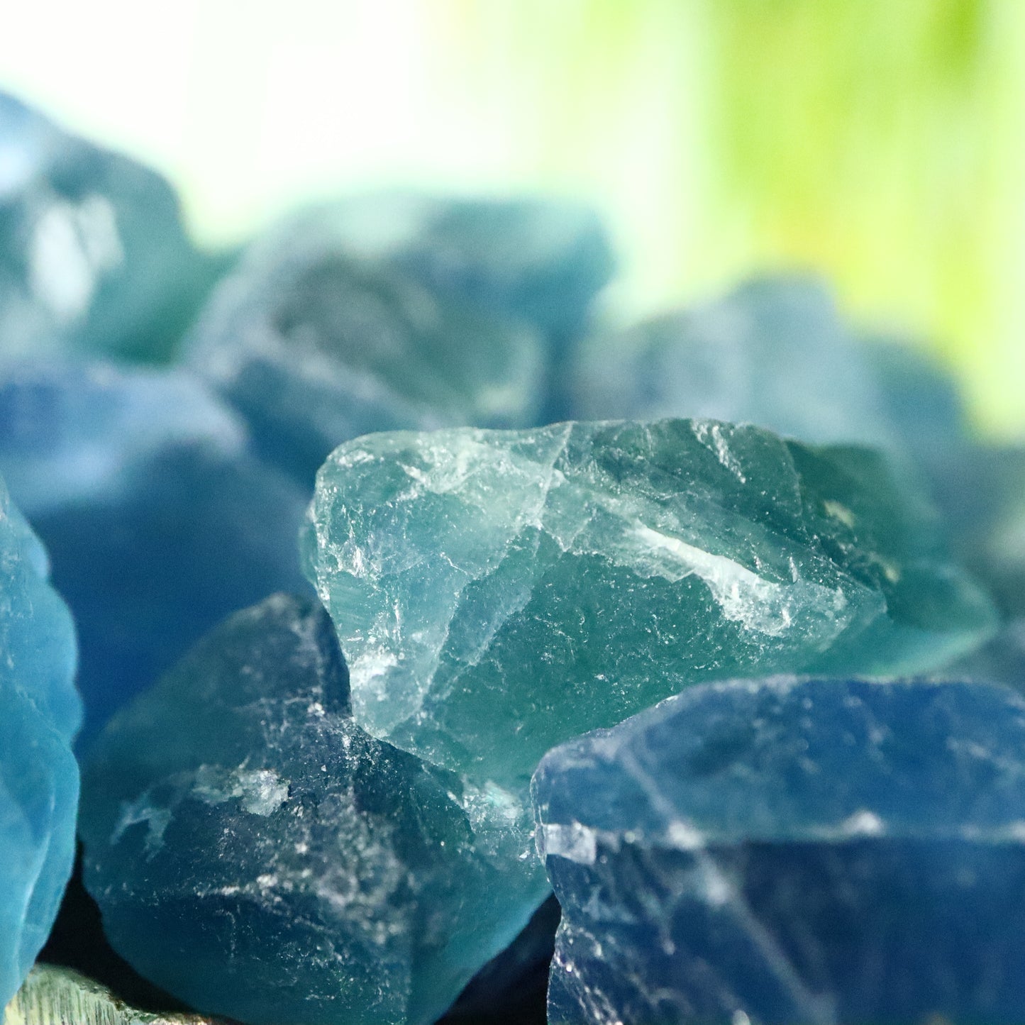 Blauwe fluoriet