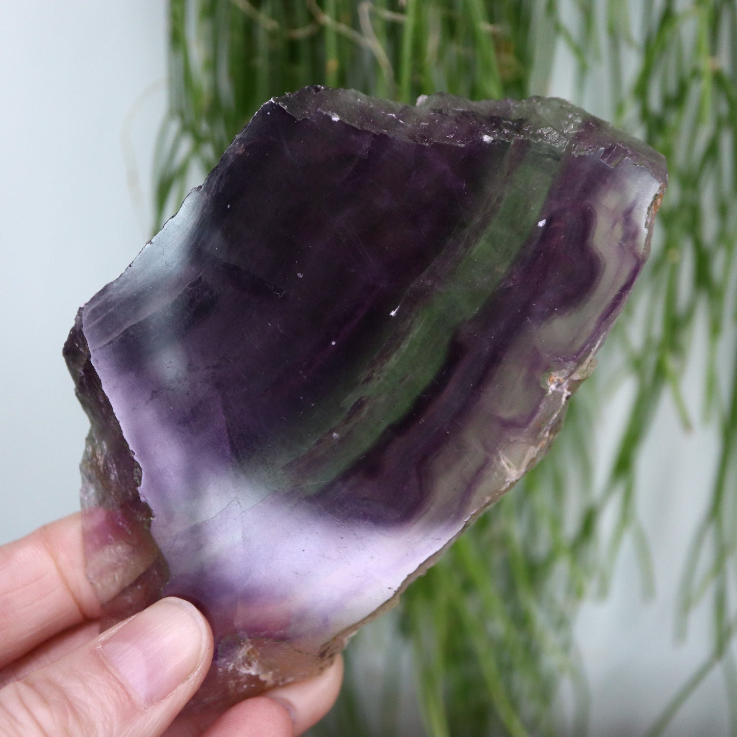 Fluorite slab