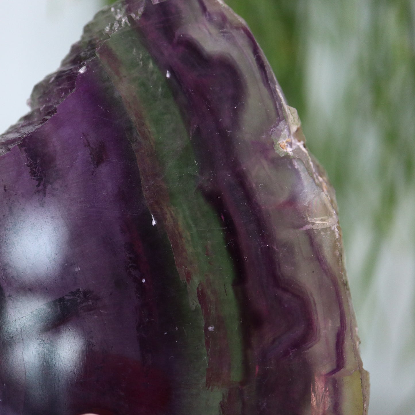 Fluorite slab
