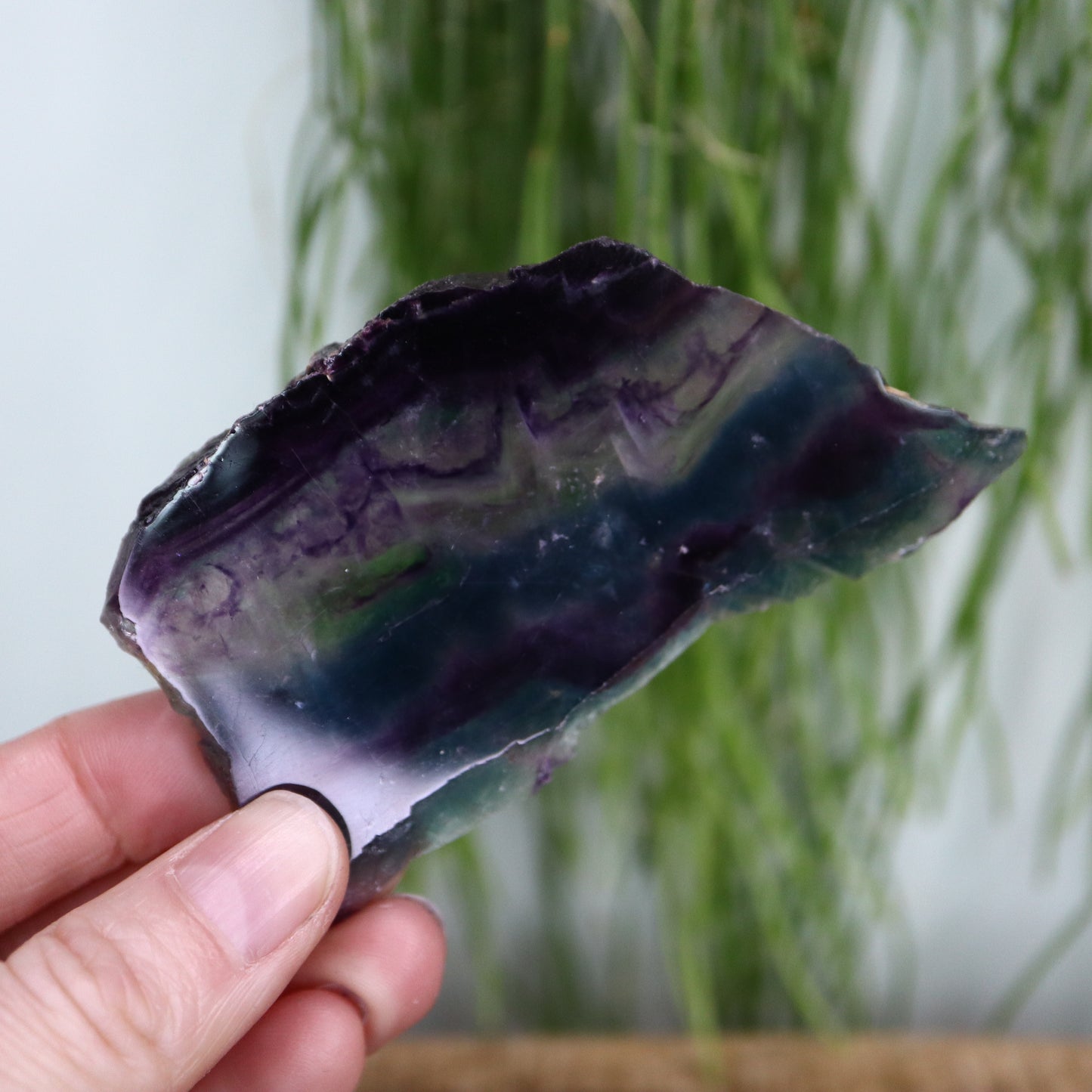 Fluorite slab