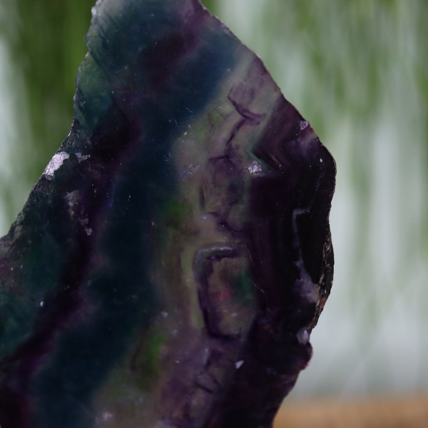 Fluorite slab