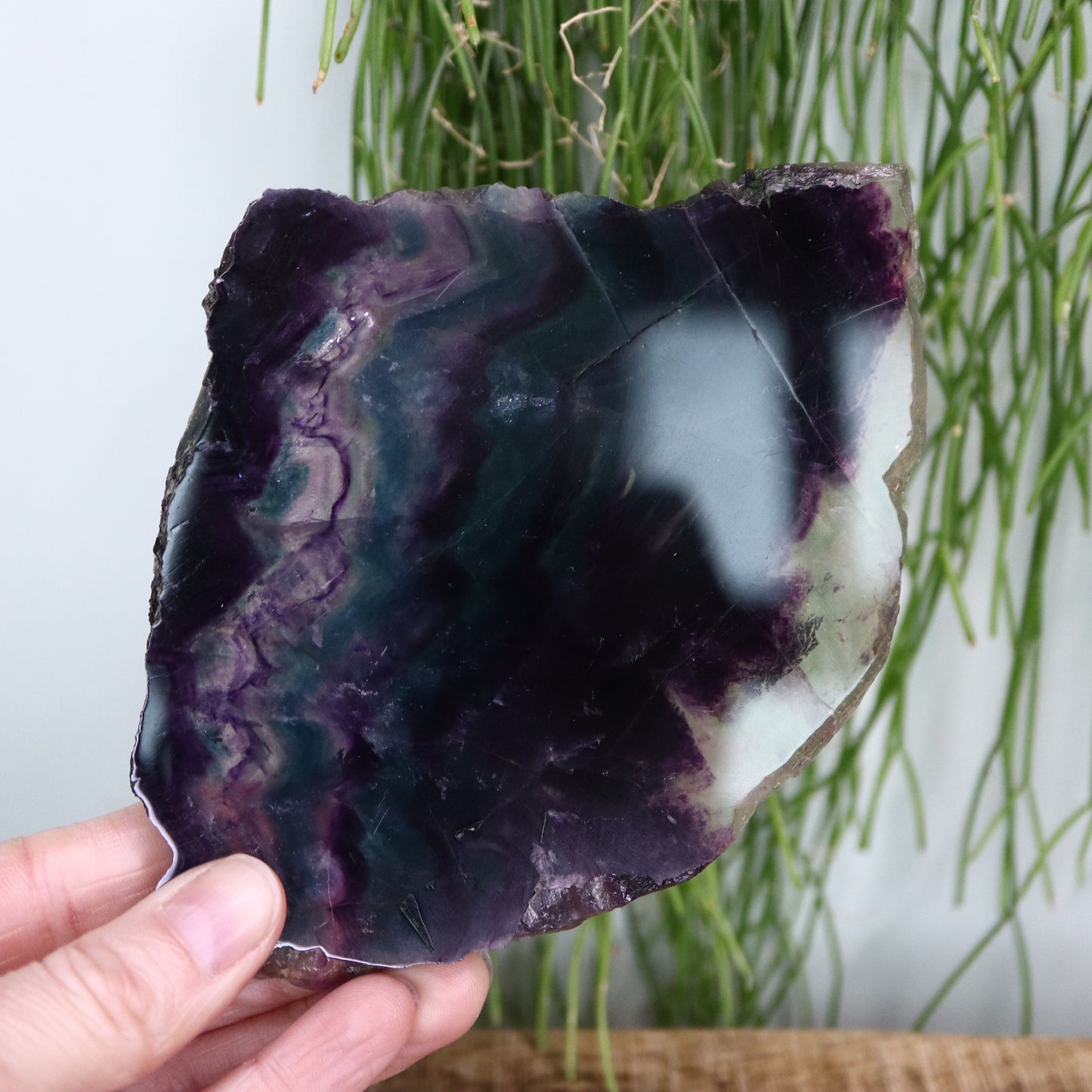 Fluorite slab