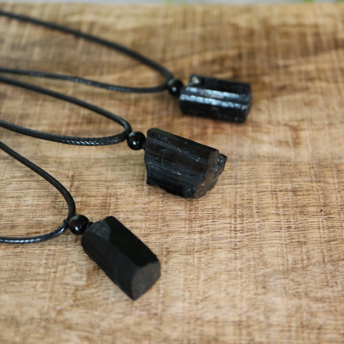 Zwarte tourmalijn ketting