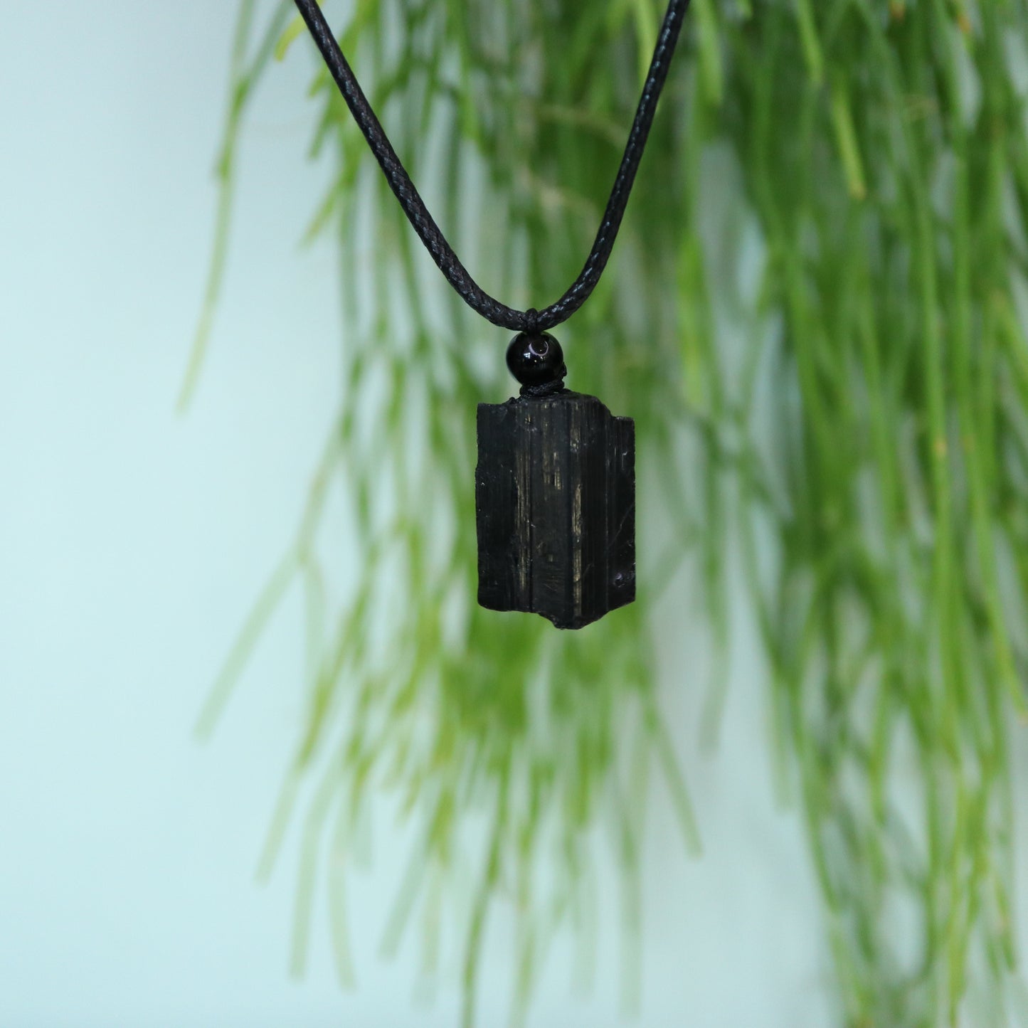 Zwarte tourmalijn ketting
