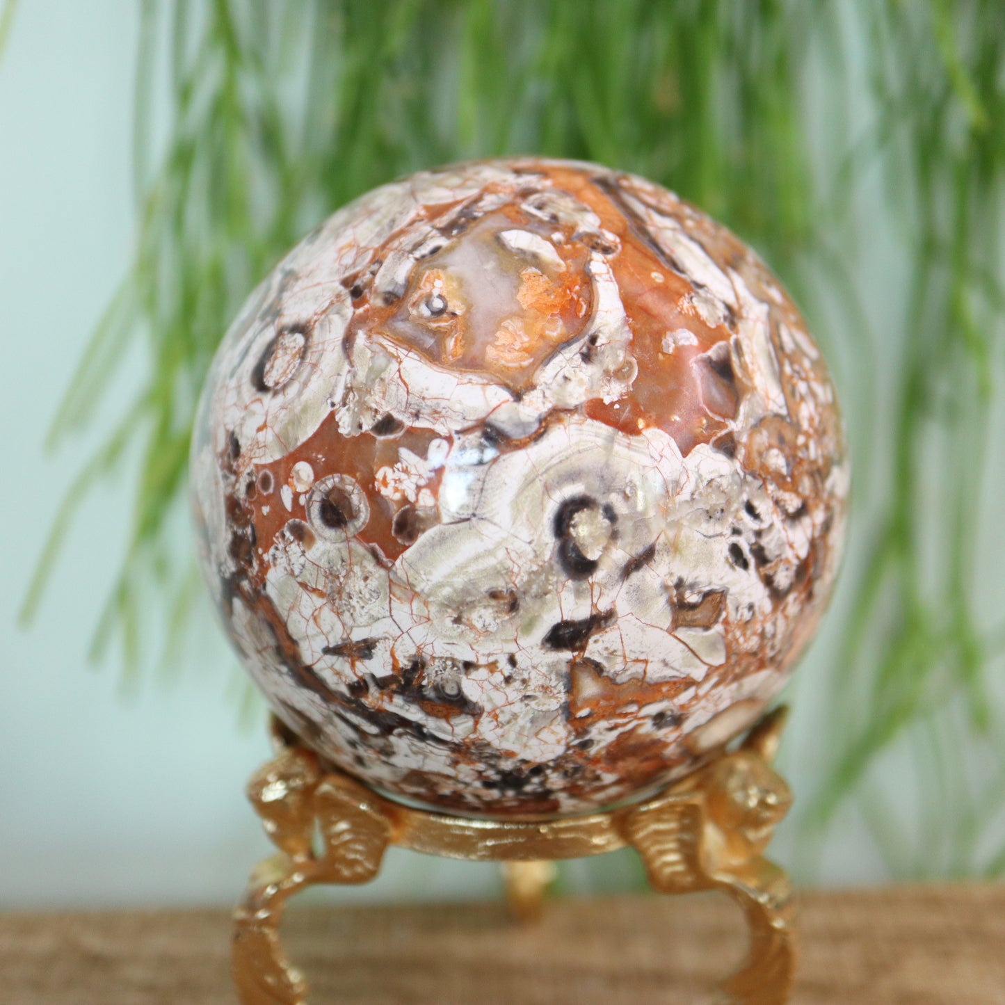 Indonesische Bloodsteen - Money agate