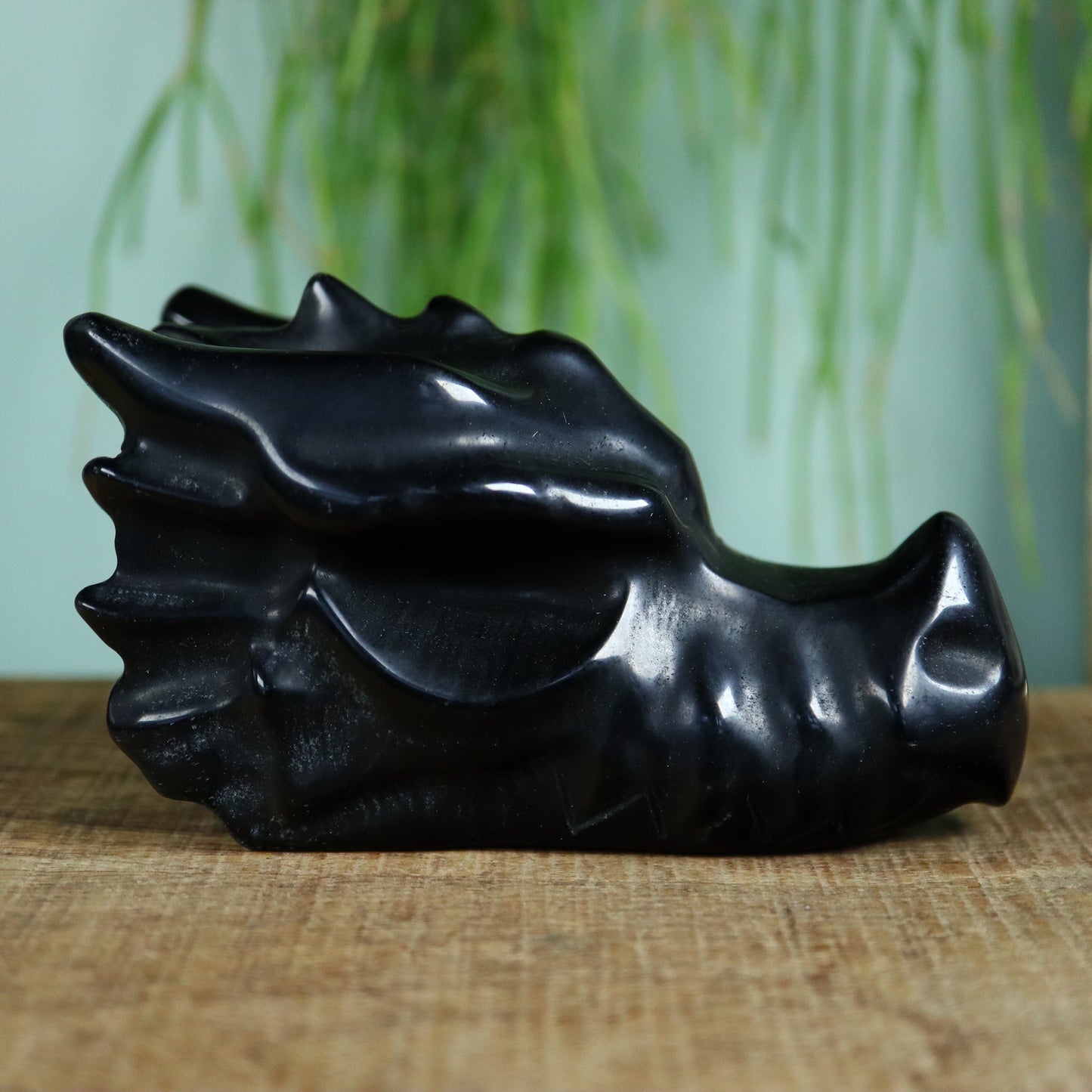Draken schedel Obsidiaan