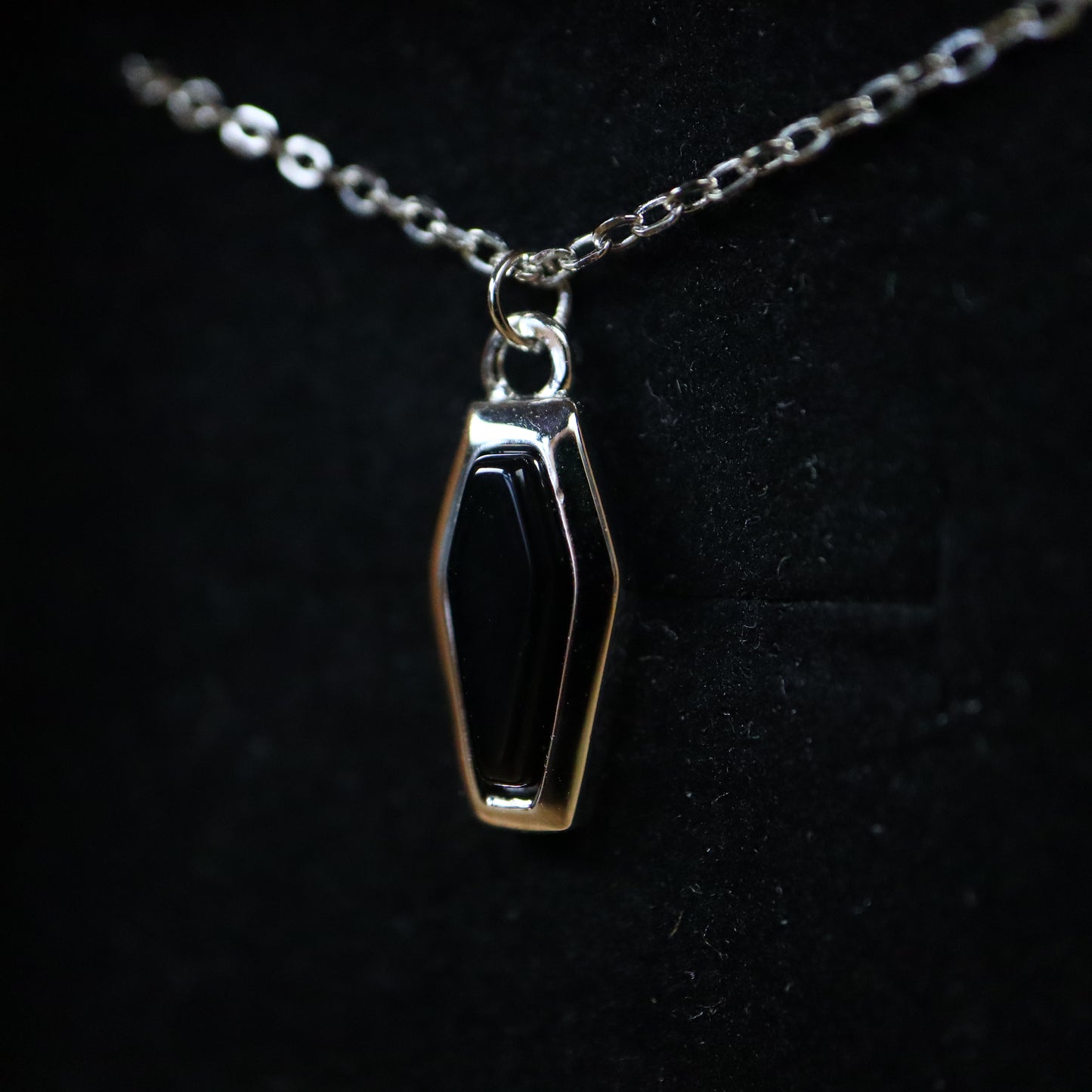 Obsidiaan Doodskist 925 zilver