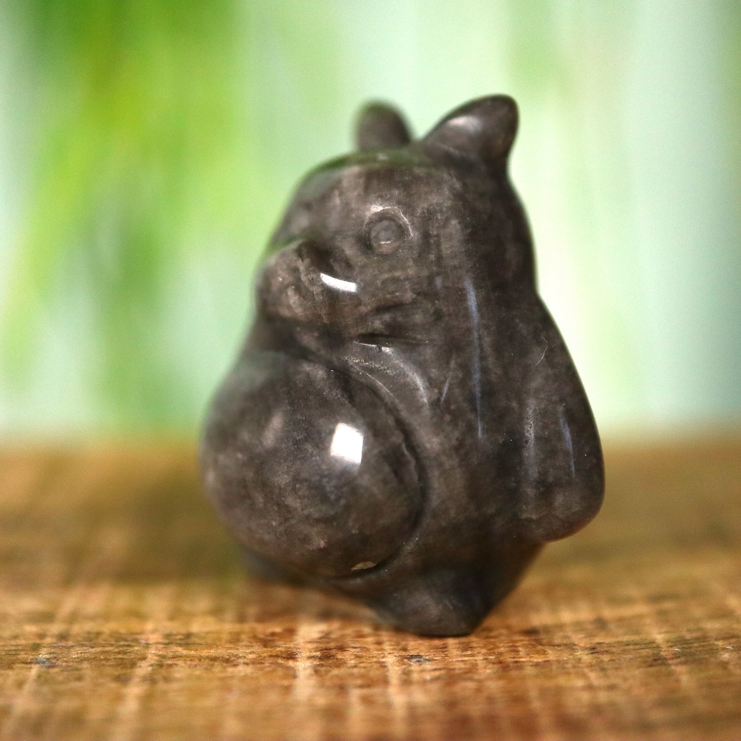 Totoro Silver obsidiaan