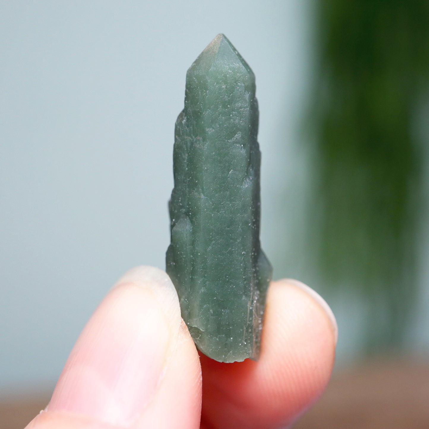 Groene hedenbergiet kwarts