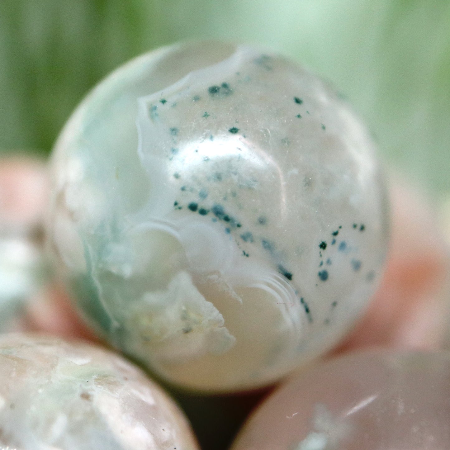 Bloem agaat ''groen''