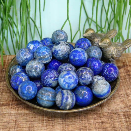 Mini bol Lapis lazuli met pyriet