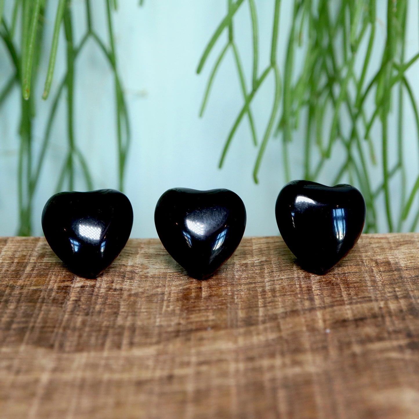 Mini hart Obsidiaan