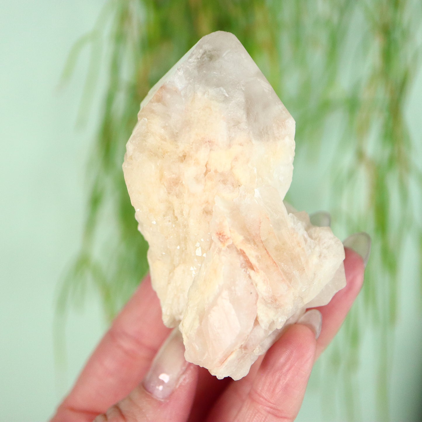 Bergkristal Candle Kwarts cluster