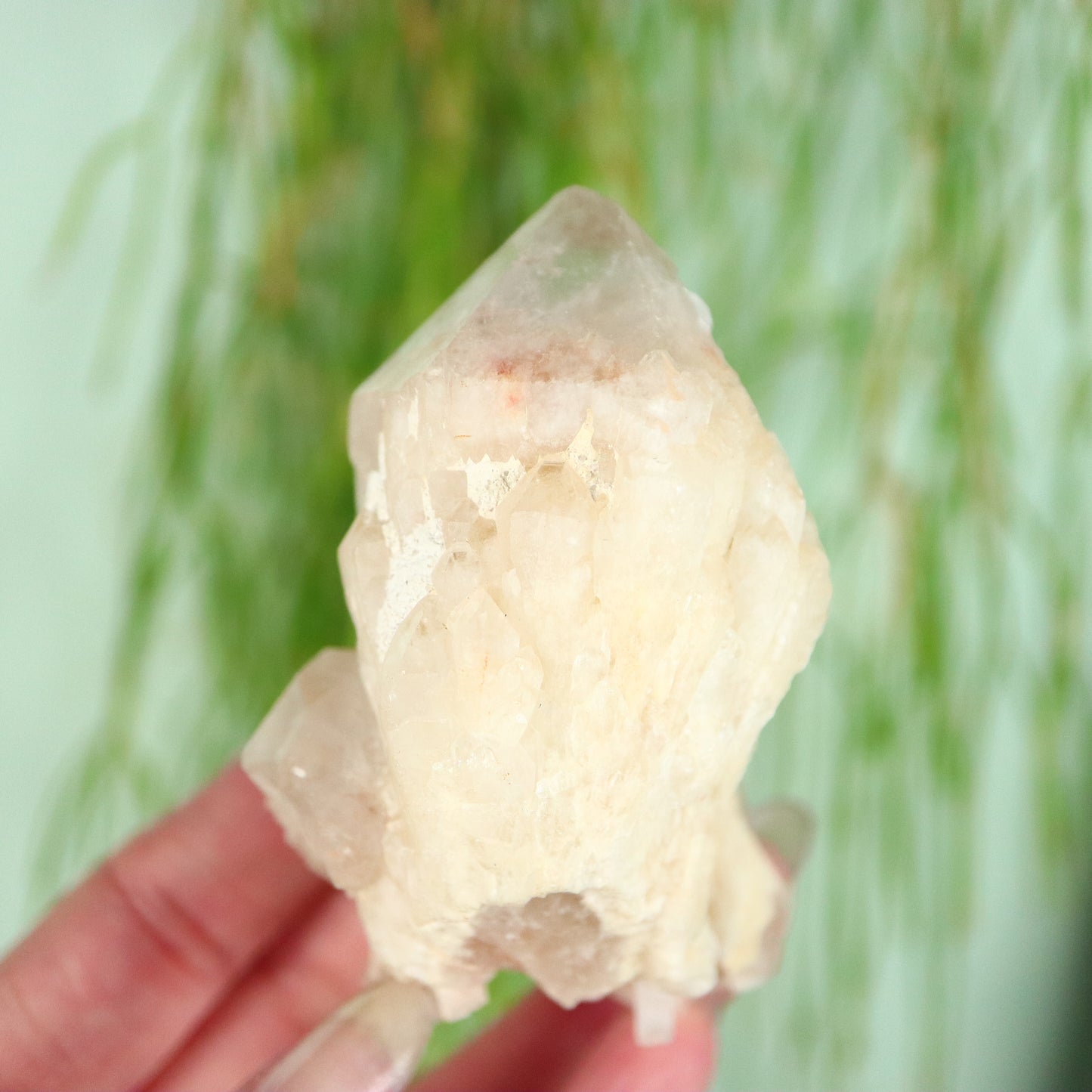 Bergkristal Candle Kwarts cluster