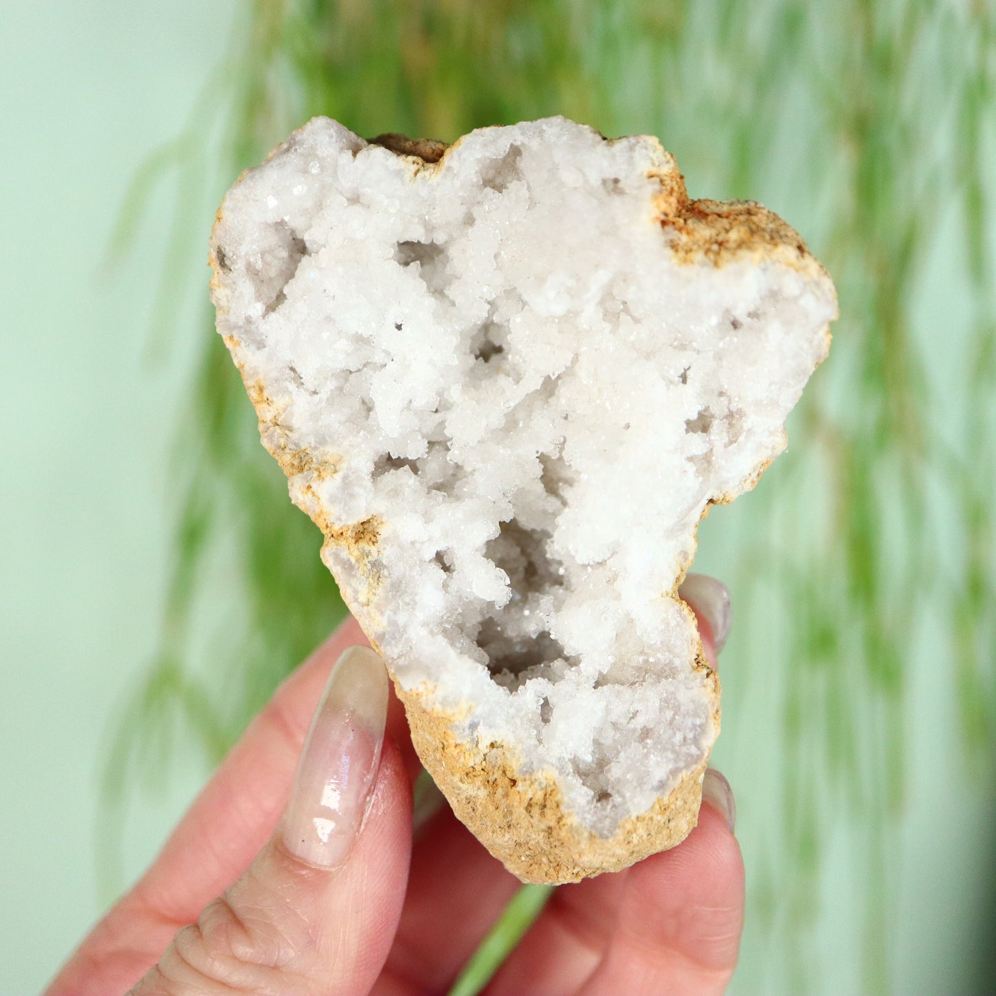 Bergkristal Kwarts cluster geode