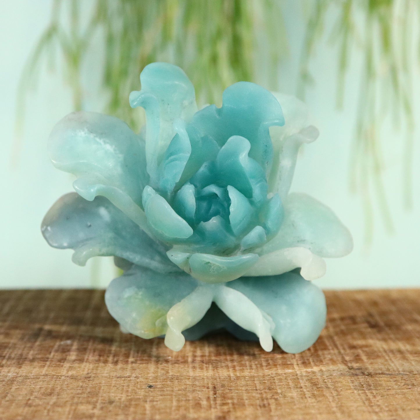 Handgeslepen Calciet bloem