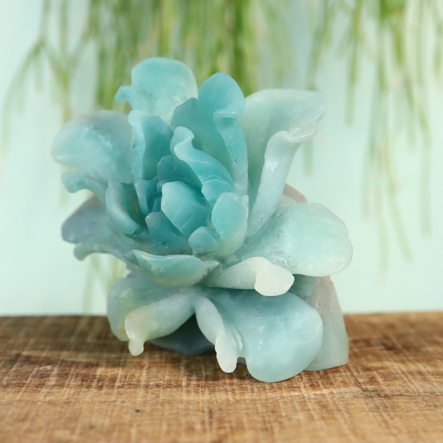 Handgeslepen Calciet bloem