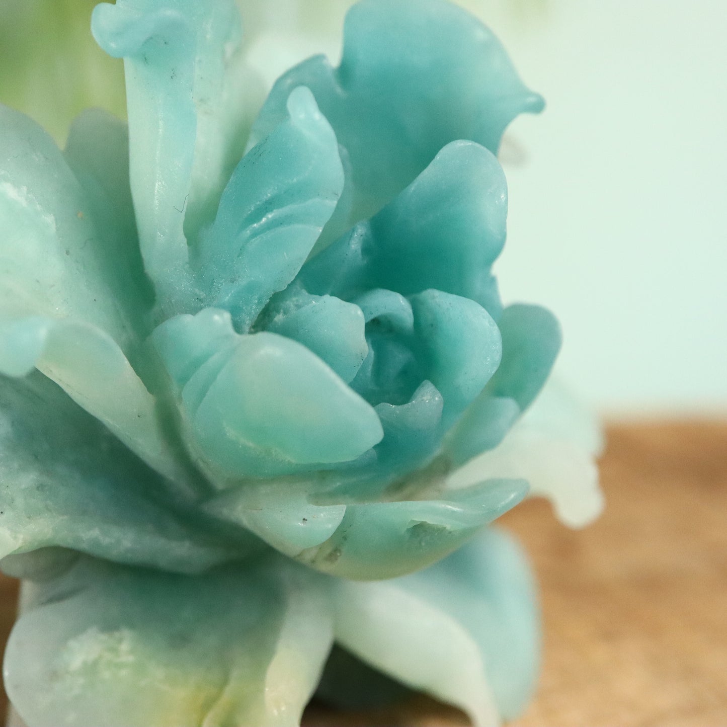 Handgeslepen Calciet bloem