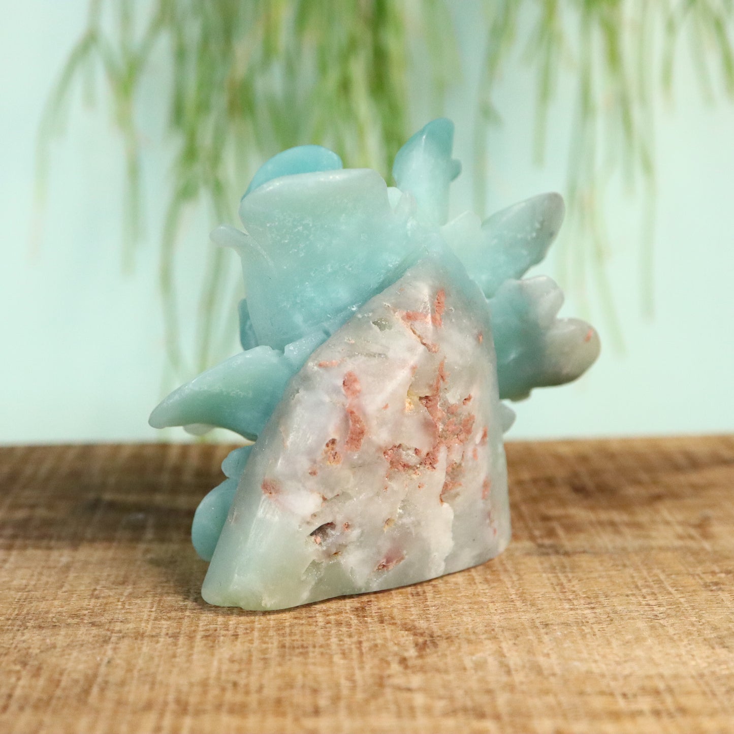 Handgeslepen Calciet bloem