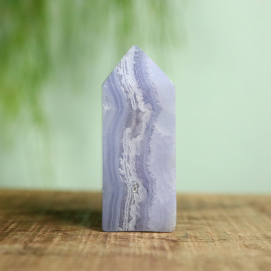 Blauwe kant agaat toren