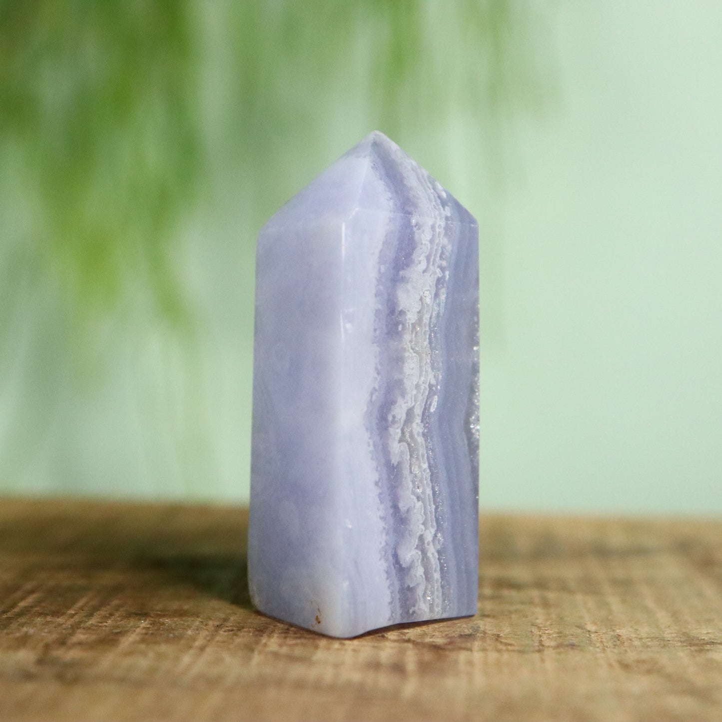 Blauwe kant agaat toren