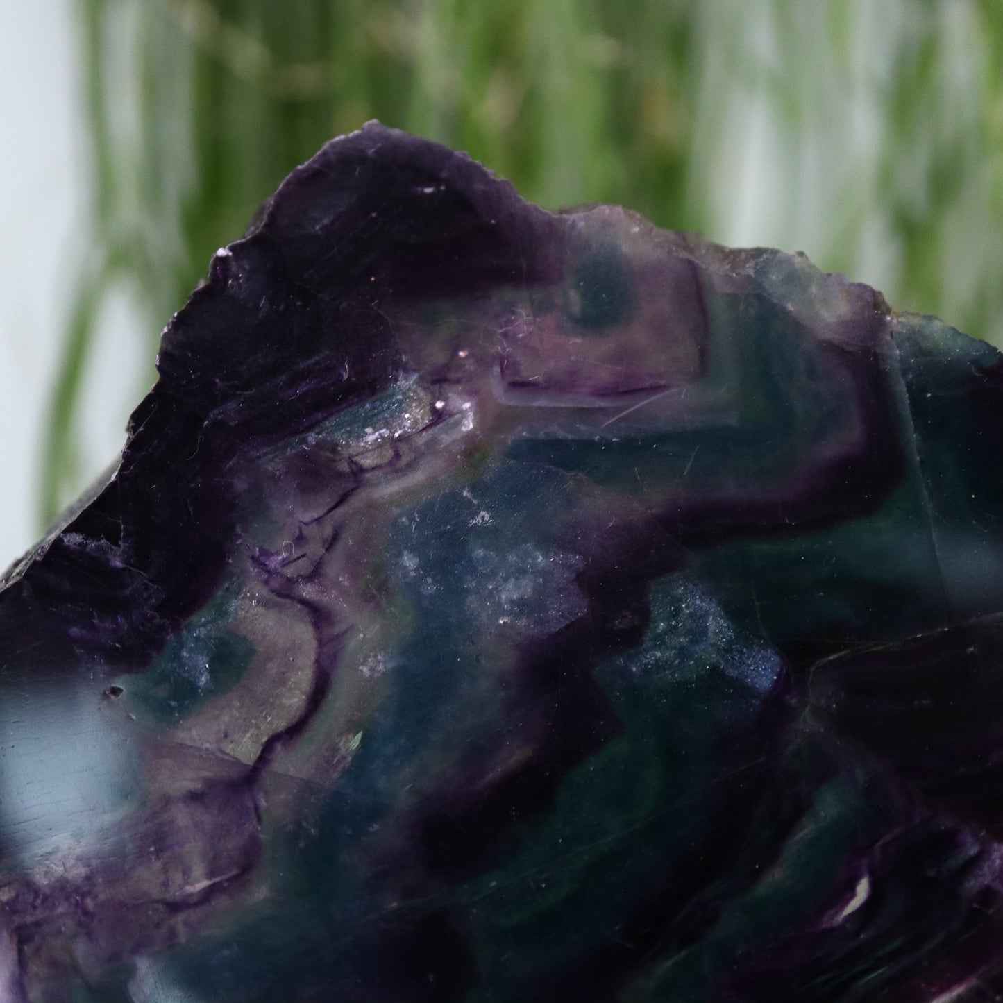 Fluorite slab