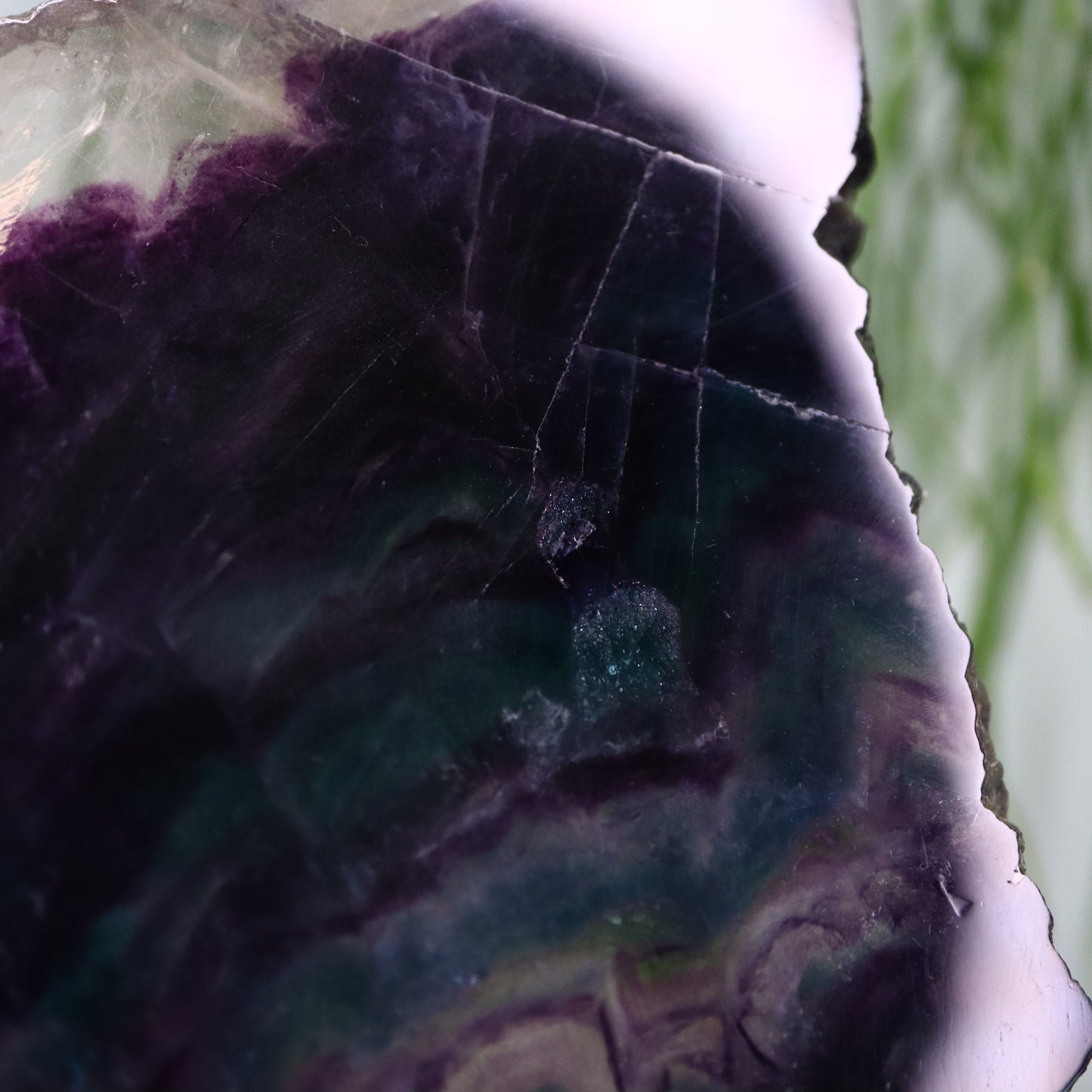 Fluorite slab