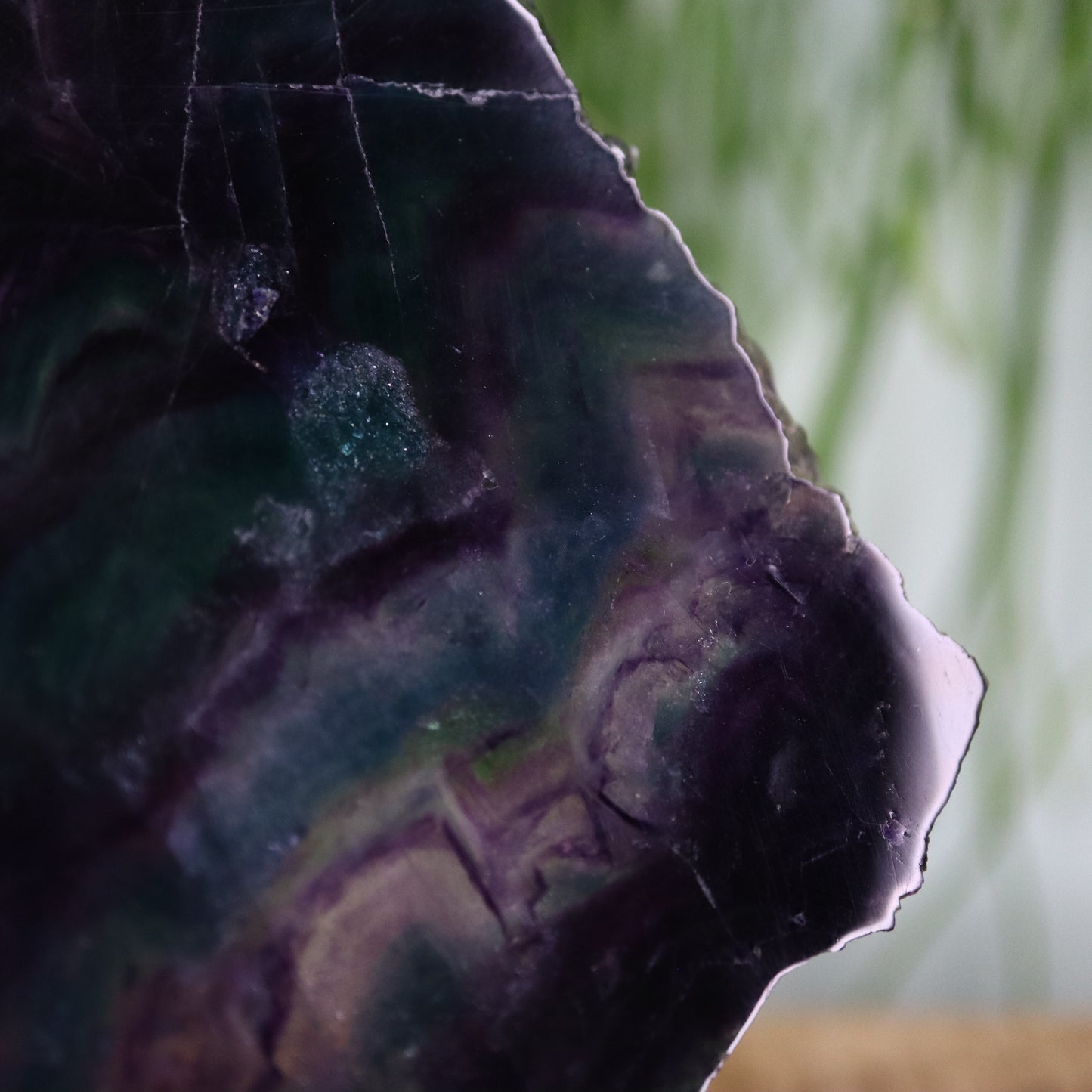 Fluorite slab