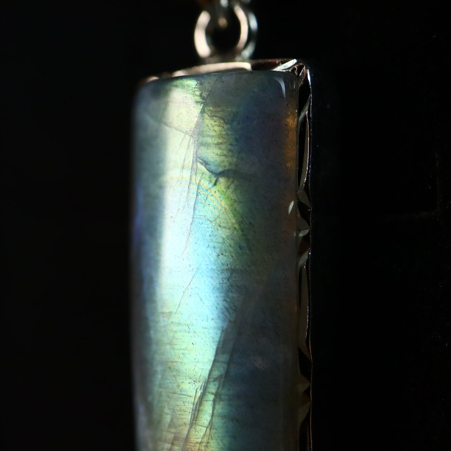 Labradoriet hanger 925 zilver