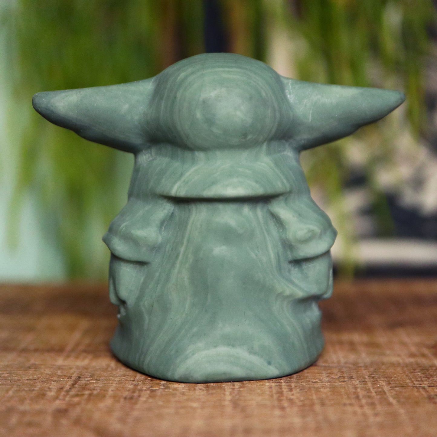 Baby Yoda Ming green stone