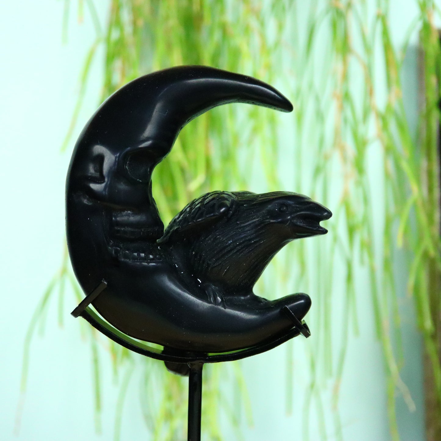 Raaf op Maan obsidiaan